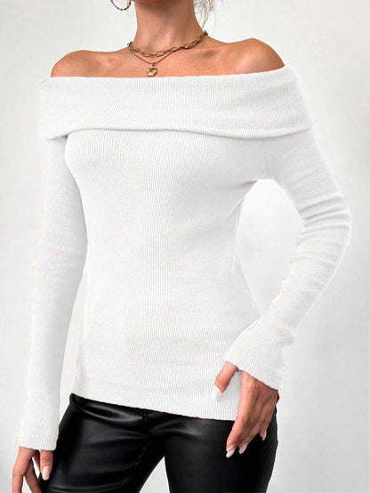 Pull Col Bateau en Coton